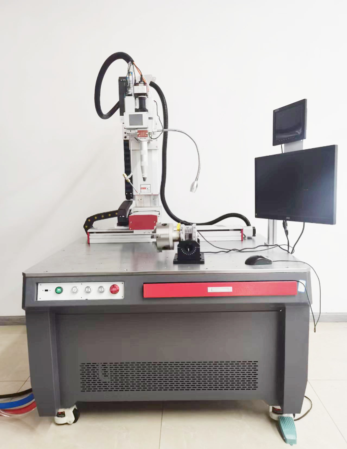 Dual-axis oscillating industrial welding heads